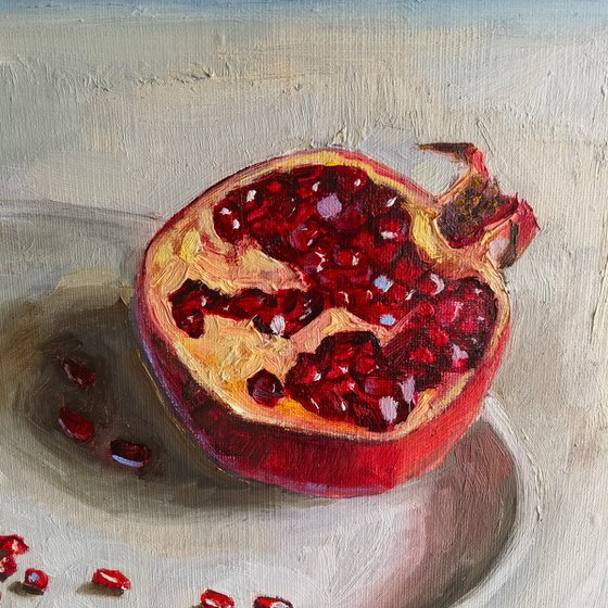 Pomegranates and lemons