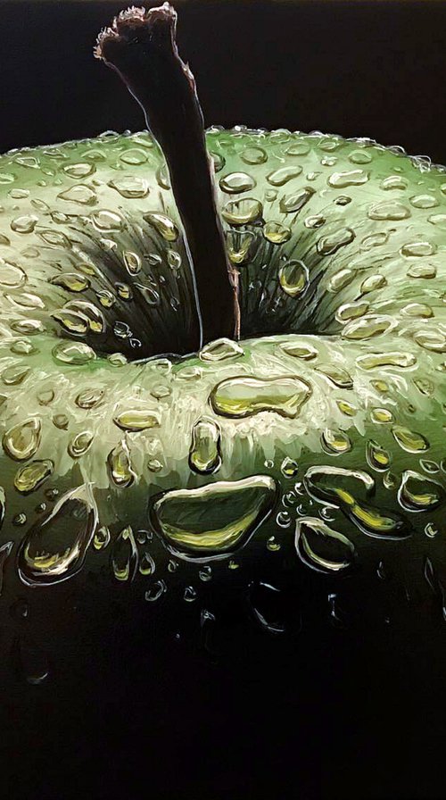 Green Apple by Elena Adele Dmitrenko