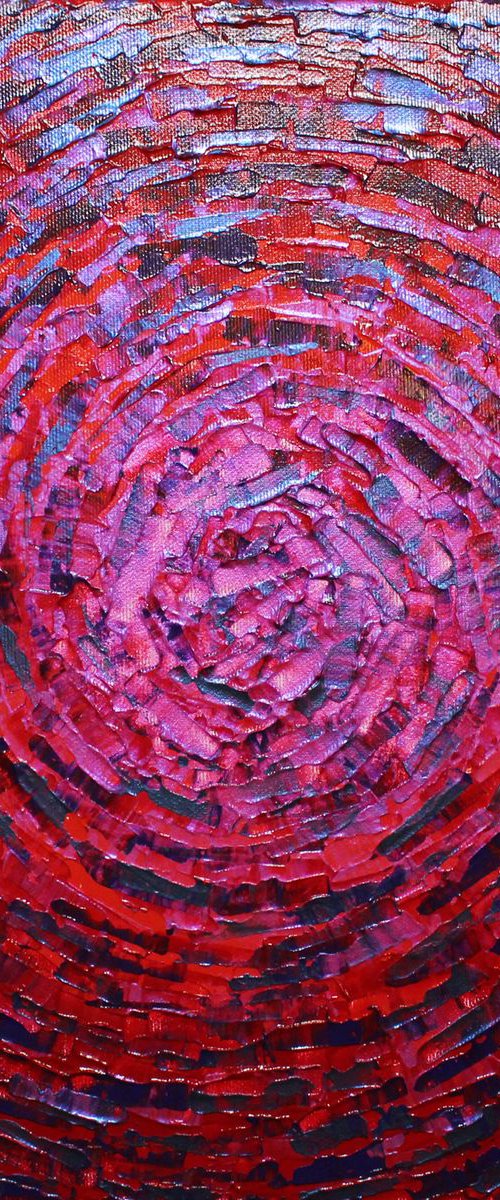 Shine of iridescent purple red glow by Jonathan Pradillon