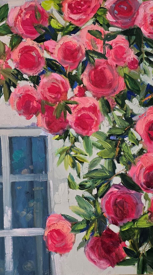 Window of Blossoms by Gulshaba Abbasova