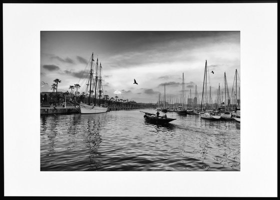 " Port Vell. Barcelona " Limited Edition 2 / 50