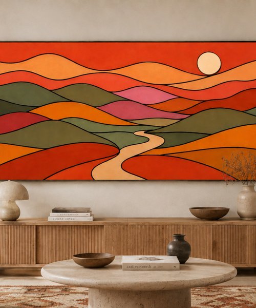 Flowing Landscape #22 by Marina Krylova