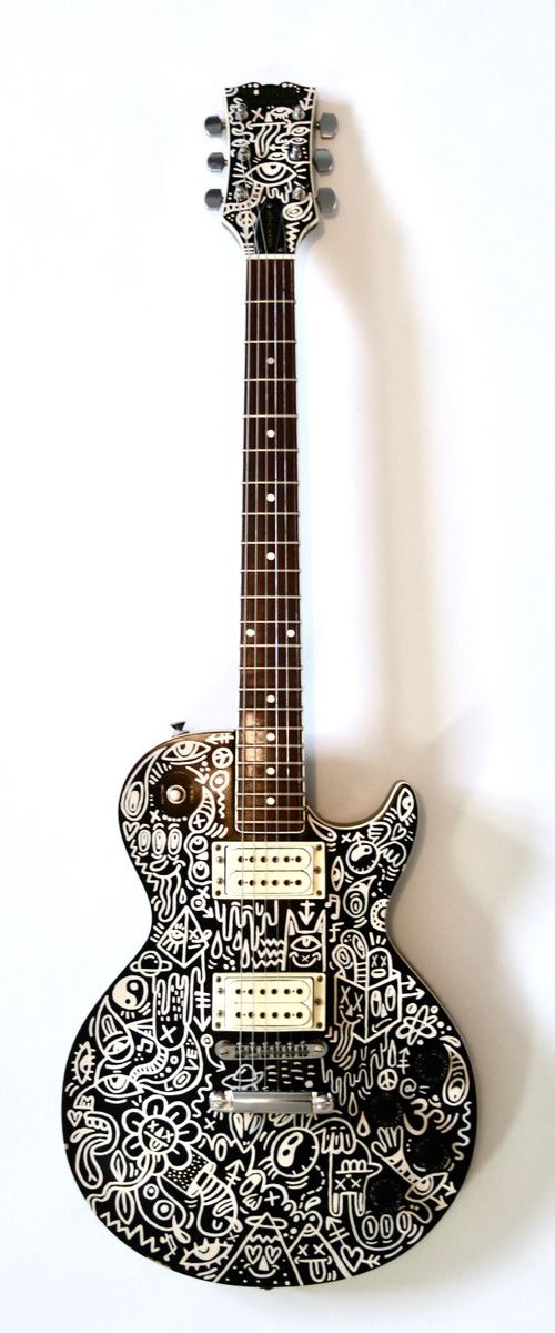Electric Guitar Doodle by Luke Crump
