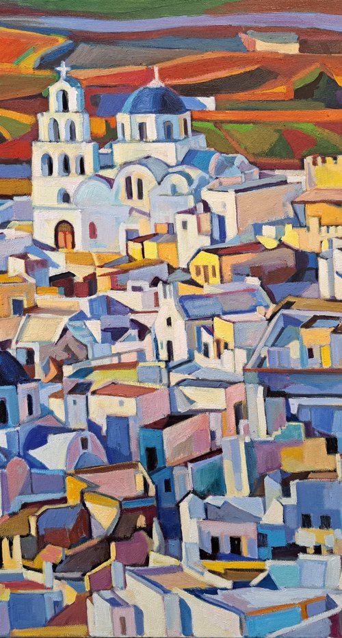 Santorini ( Pyrgos), 2022 by Maja Đokić Mihajlović