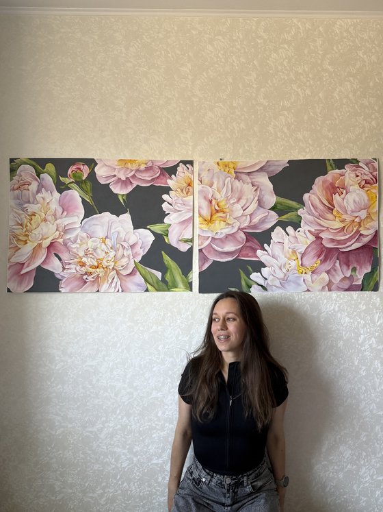 Inner Gardens Diptych