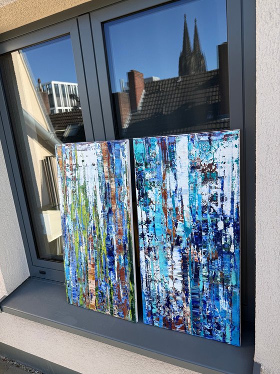 Collection of  2 oil paintings