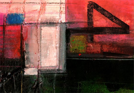Urban Passages - Abstract painting by Kathy Morton Stanion