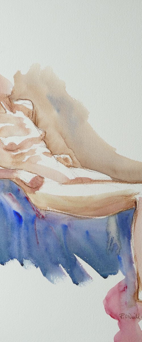 Reclining nude by Rory O’Neill