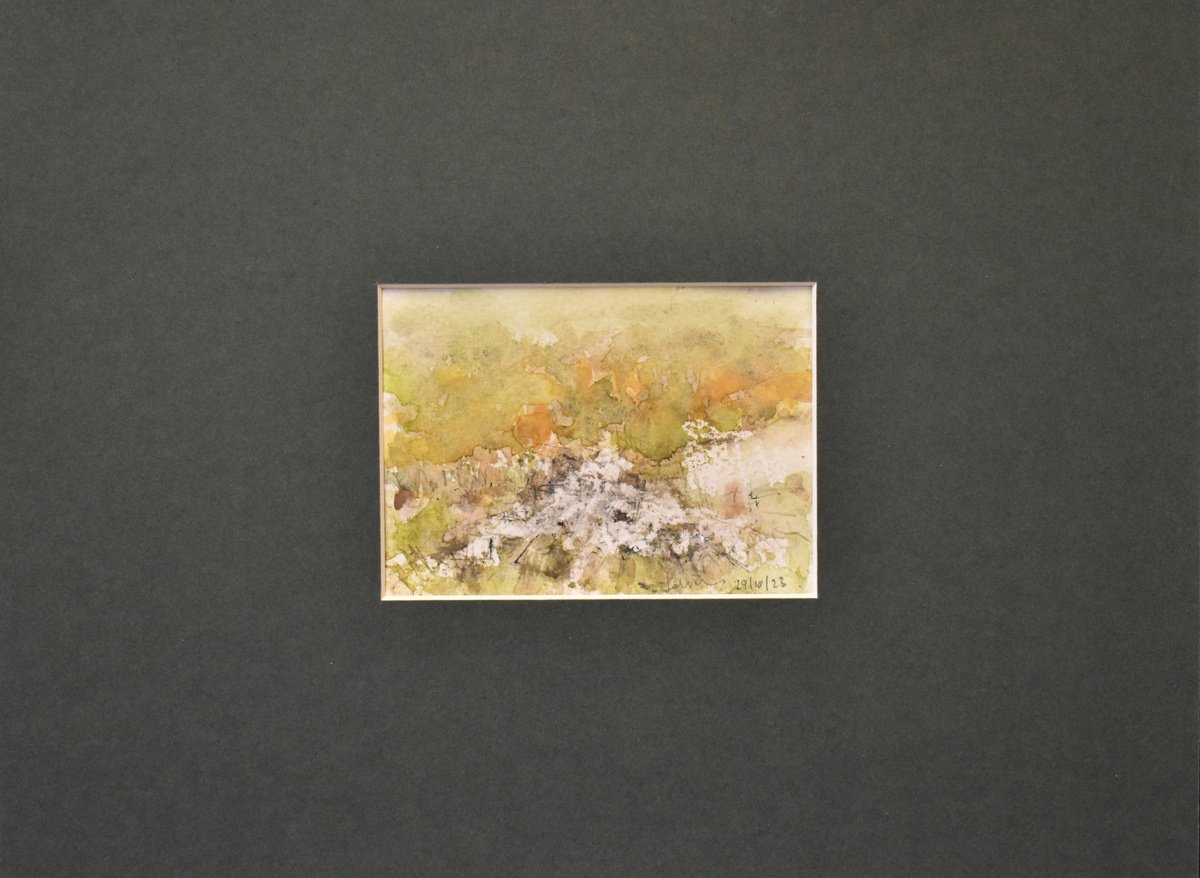 Impressionistic Landscape Watercolour By Ian Mckay, 16 X 12, - The Paths We Take - No - 46, Original Artwork