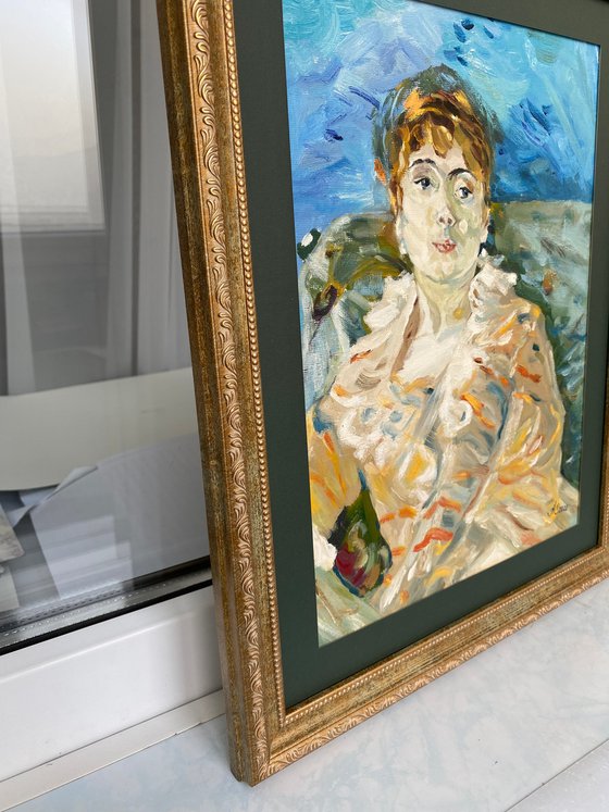 Copy of Berthe Morisot “Young Woman on a Couch”