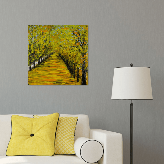 Yellow Prater in Vienna Austria