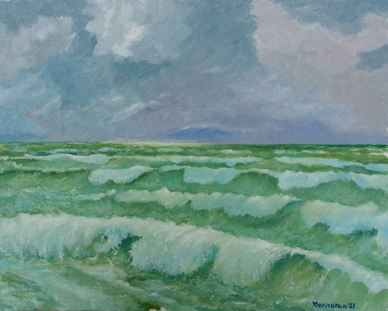 Sea Stories - Green Sea Waves.