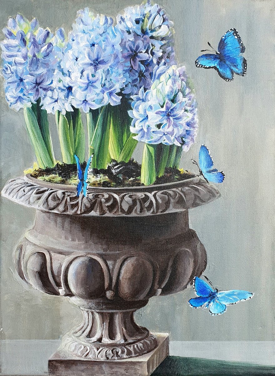 Spring Fragrant Harbinger Acrylic Painting By Natasha Sokolnikova ...