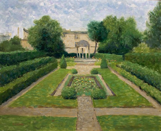 Neuilly Parc Paris, Park Saint-James impressionist painting