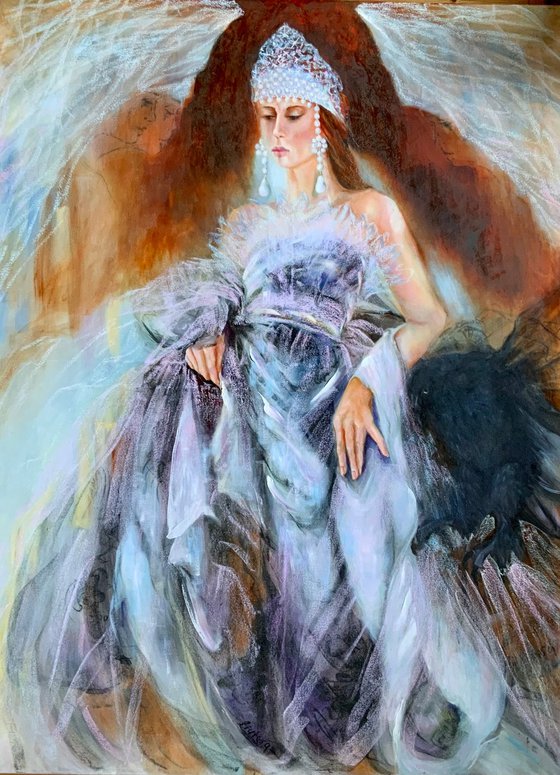 Swan. From the series Pushkin's Tales