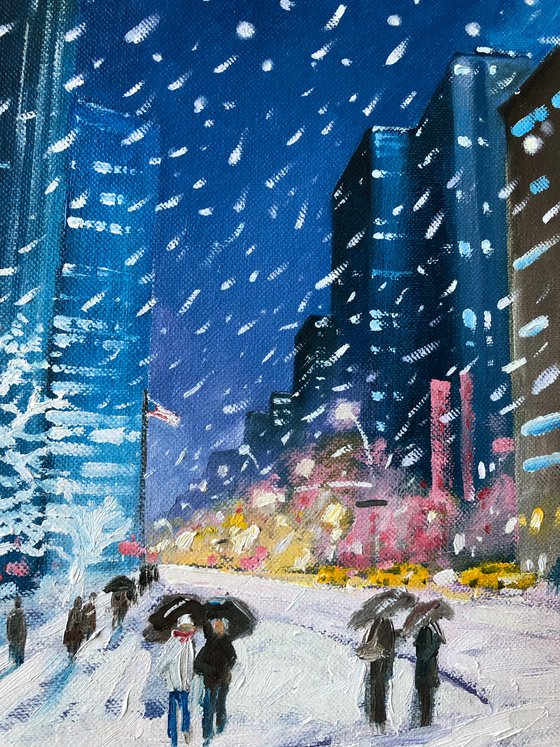 Snowfall in NY #2