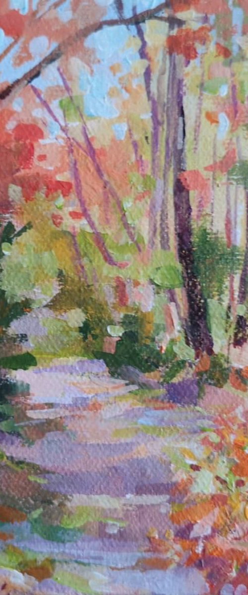 Autumn miniature (4×5×1,5") by Alexander Koltakov
