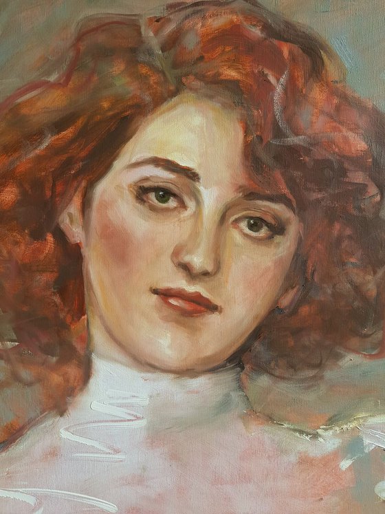 Portrait (after Ramon Casas)