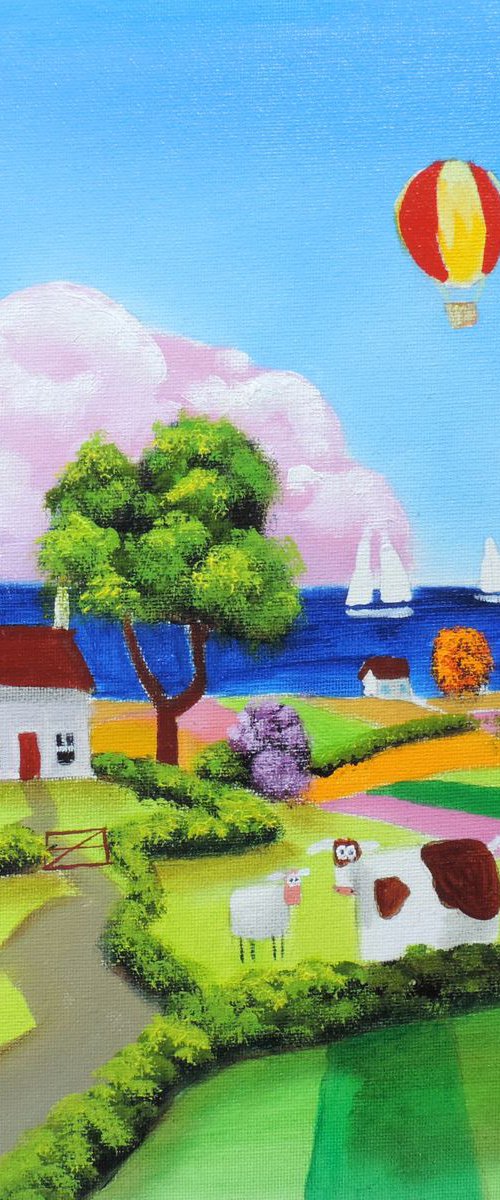 Happy seaside by Gordon Bruce
