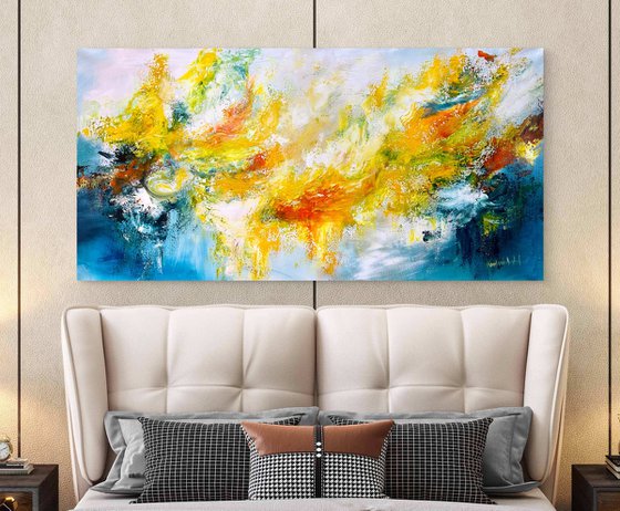 Light Spilling Over the Sea