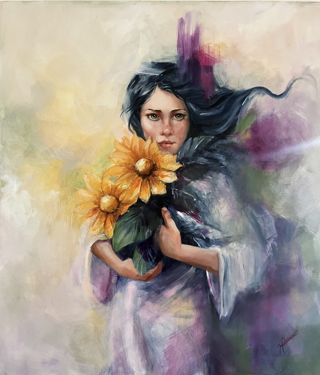 Guardian Of The Sun By Maria Romano, 24 X 28, Artwork For Sale On Artfinder