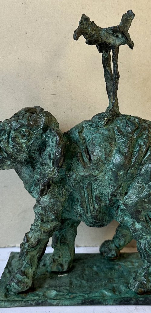 Elephant and bird 2025 by Toth Erno