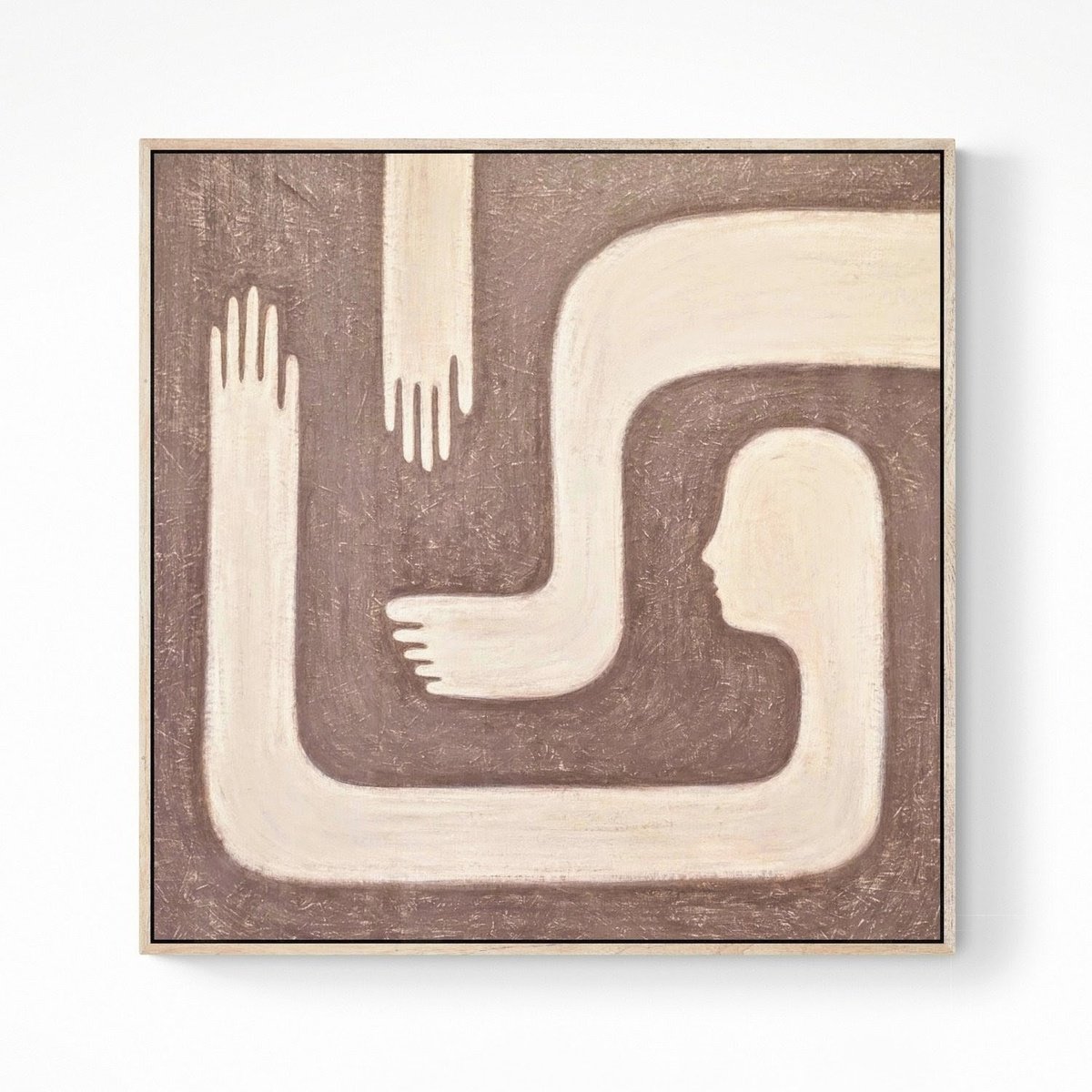 Reassembling Myself Ii By Yana Dulger, 39 X 39, Artwork For Sale On Artfinder