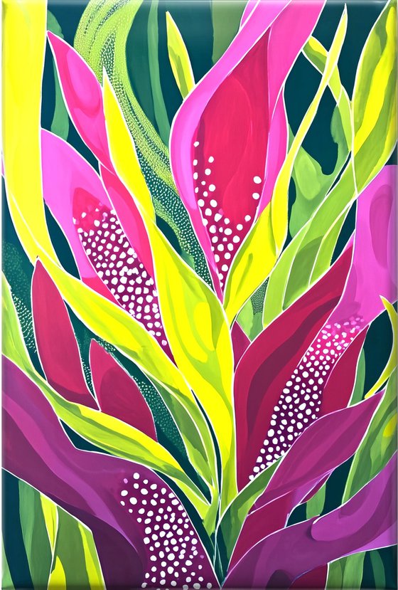 Tropical Leaves Dance #7
