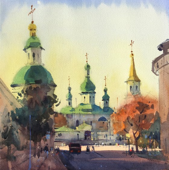 At the Walls of the Kiev-Pechersk Lavra