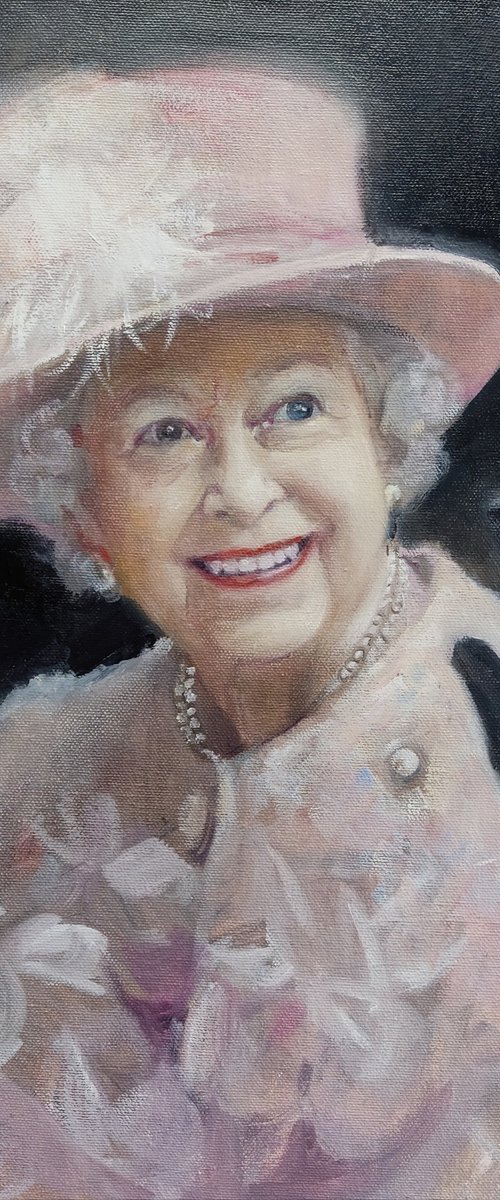 Queen Elizabeth II in Pink 💕 by HELINDA (Olga Müller)
