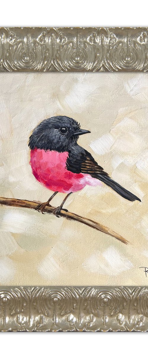 Pink Robin by Irina Redine
