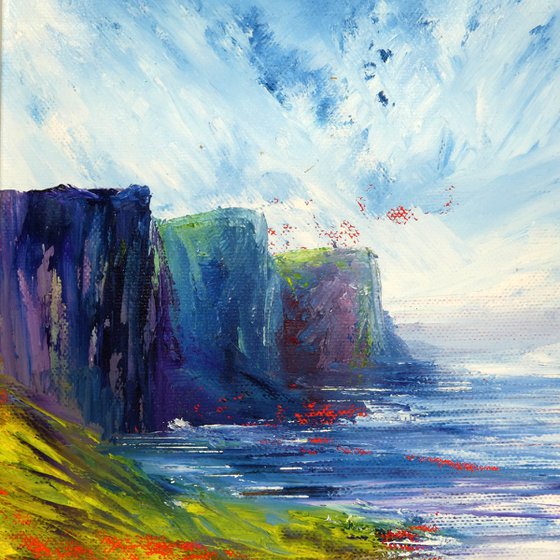 Orkney Sea Cliff Colours 2
