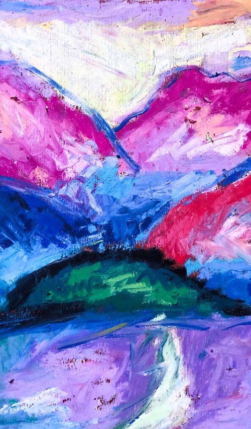 Pink Mountain by Milica Radović