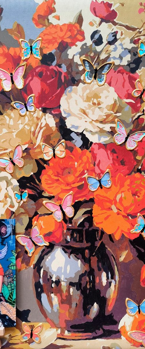 Flowers for Frida Kahlo by BAST