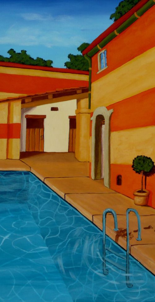 Poolside by Dunphy Fine Art