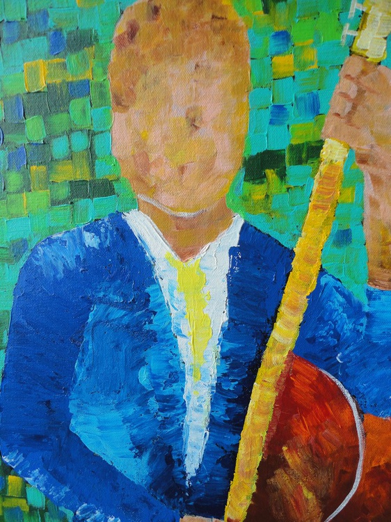 Music Art Blue Music Band Abstract Style Artfinder