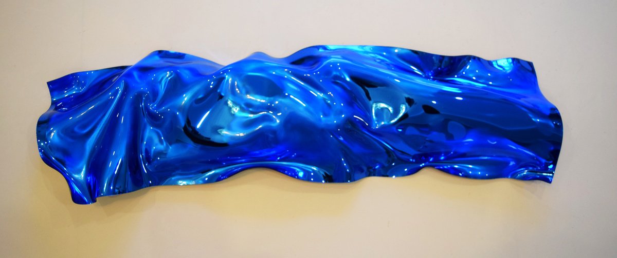 Geometric Sculpture , Crashing Waves By Anna Sidi-Yacoub, 35 X 11, Artwork For Sale On Artfinder