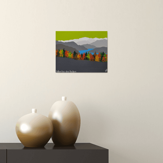 Autumn trees above Howtown, The Lake District