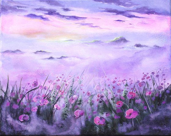 Sunset Poppies