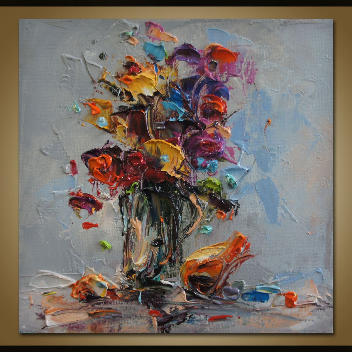 Floral composition, Flowers Oil Painting | Artfinder