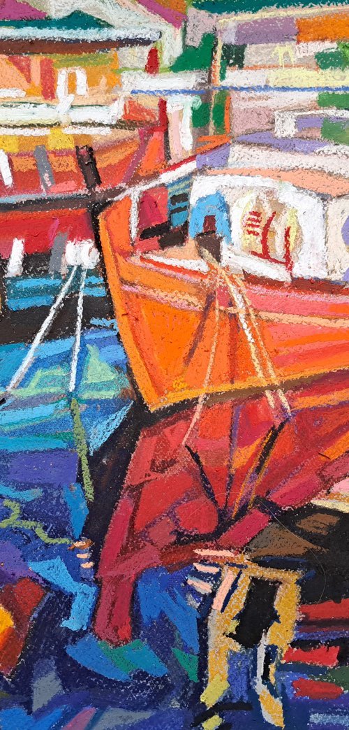 Red ships by Maja Đokić Mihajlović