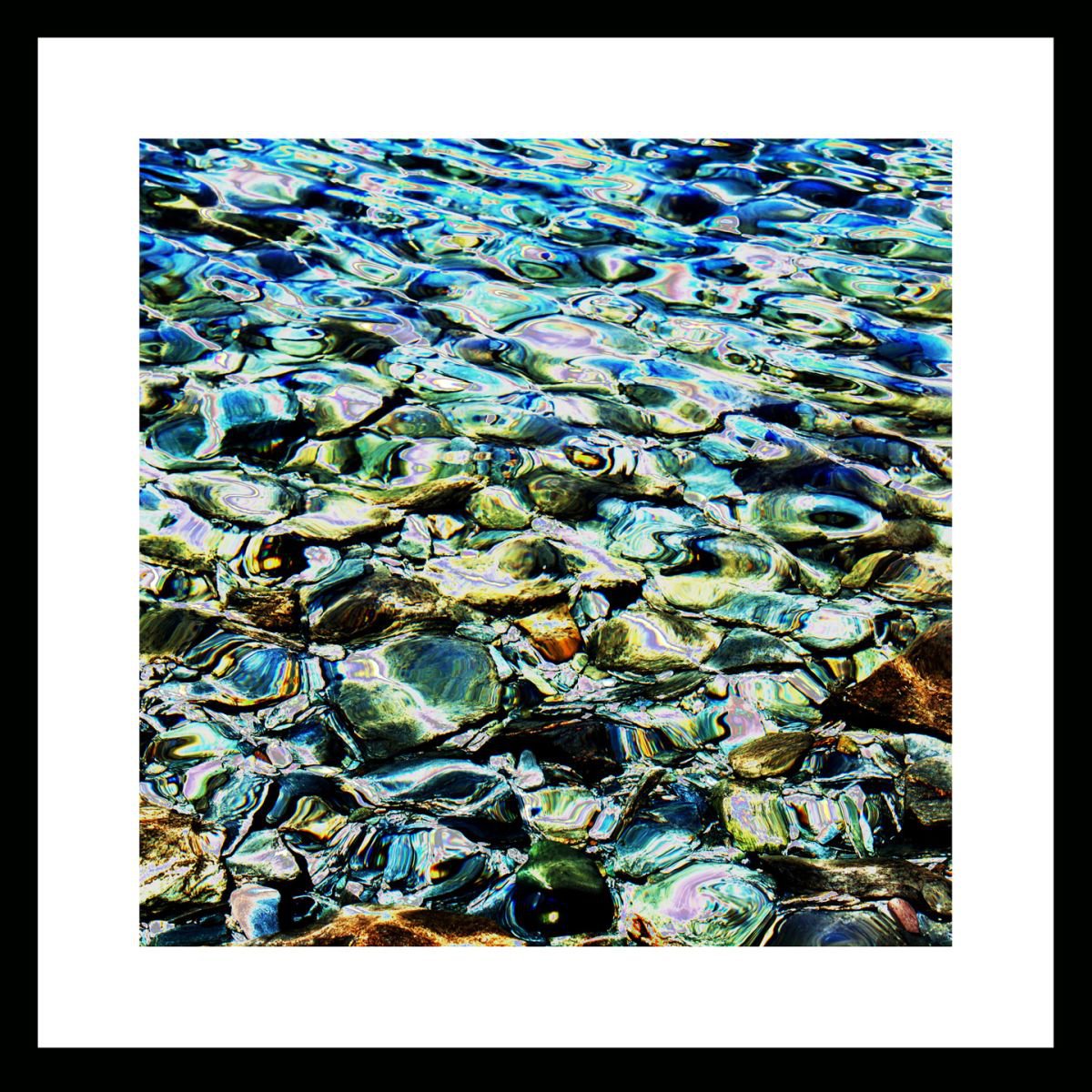 Natural Abstracts - Lake Pebbles Number 2 by Ken Skehan