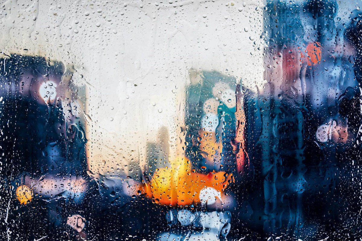 Abstract Cityscapes Photograph By Sven Pfrommer, 47 X 31", Rainy Days In Manila I, Original Artwork