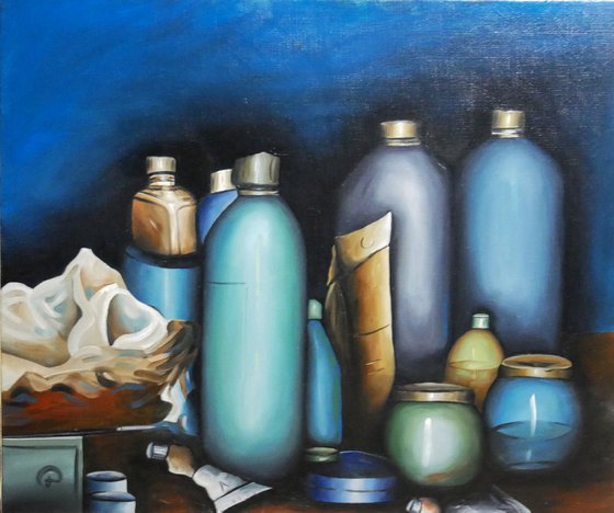 Oil painting on canvas, STILL LIFE