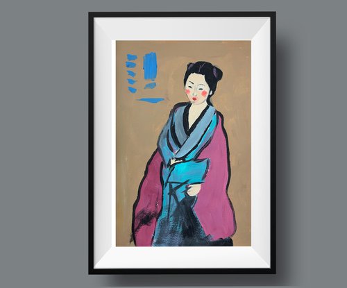 Japanese beauty. Fantasy woman. #17 by Vita Schagen
