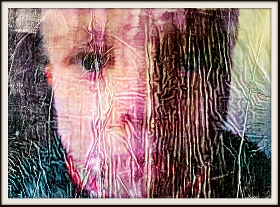 Mattia (n.337) - 52 x 73,00 x 2,50 cm - ready to hang - mix media painting on stretched canvas