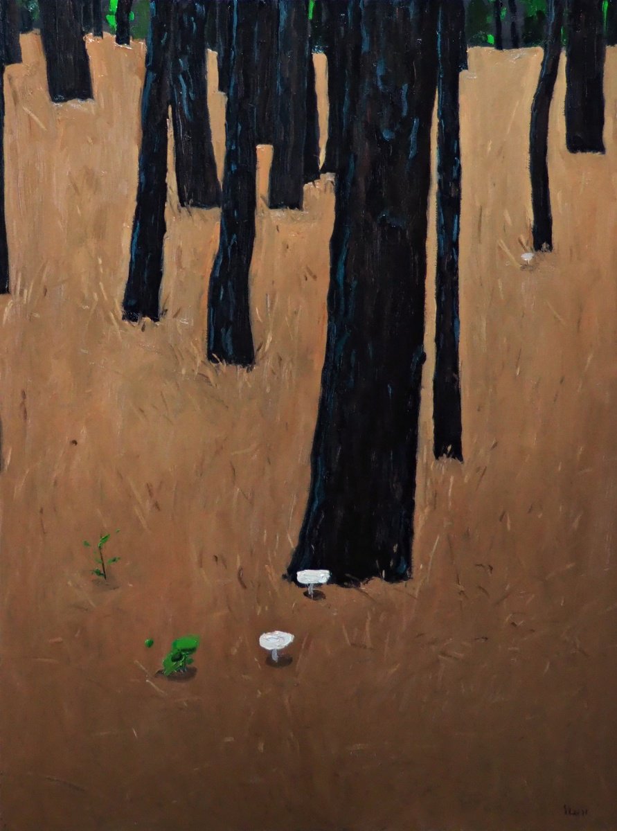 Impressionistic Landscape Oil Painting By Yuanyuan Liu, 24 X 31", Autumn Landscape, Original Artwork