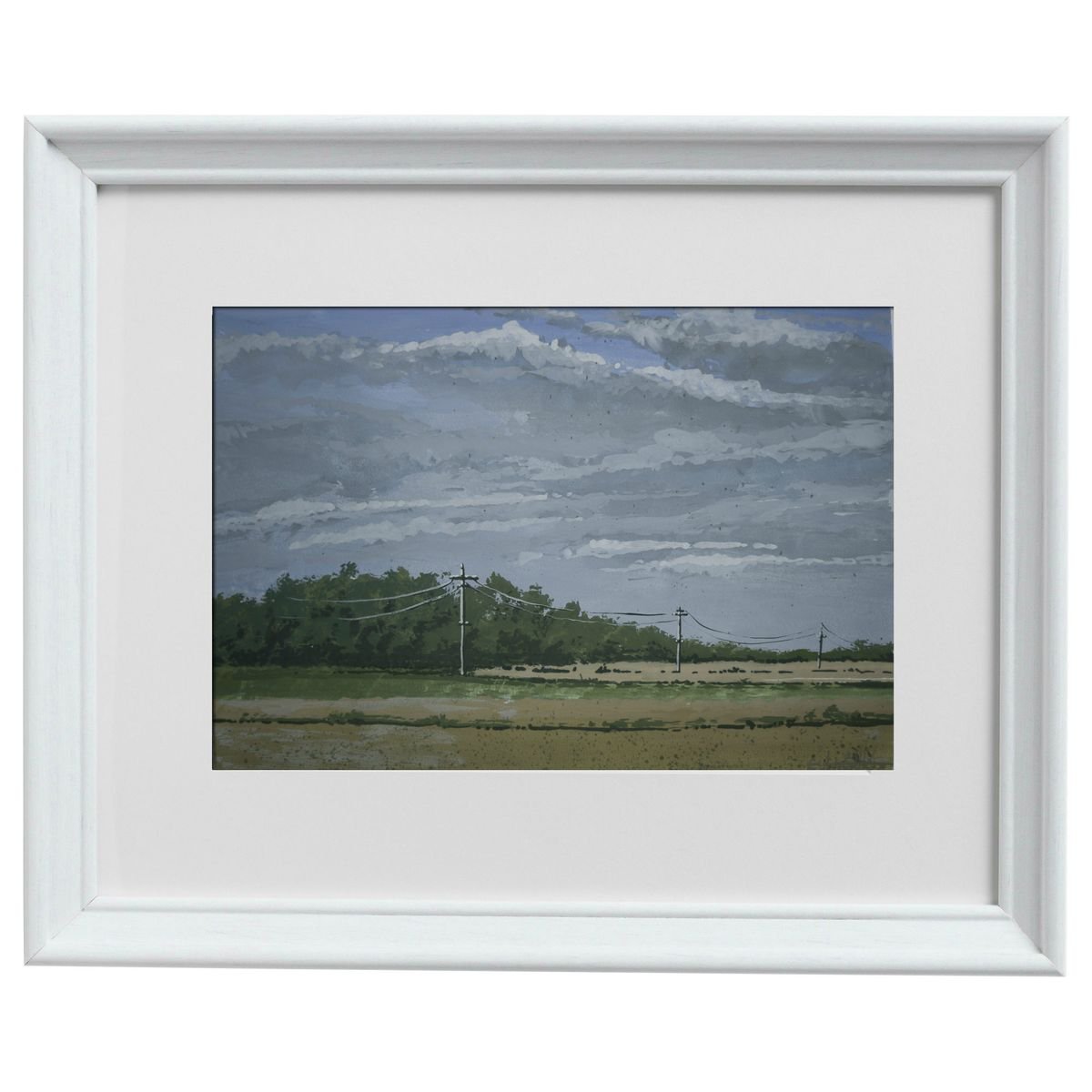 Photorealistic Landscape Painting By Eugene Gorbachenko, 17 X 12, Ukrainian Landscape, Original Artwork