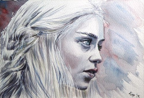 Game of Thrones - Daenerys- Emilia Clarke by Kovács Anna Brigitta