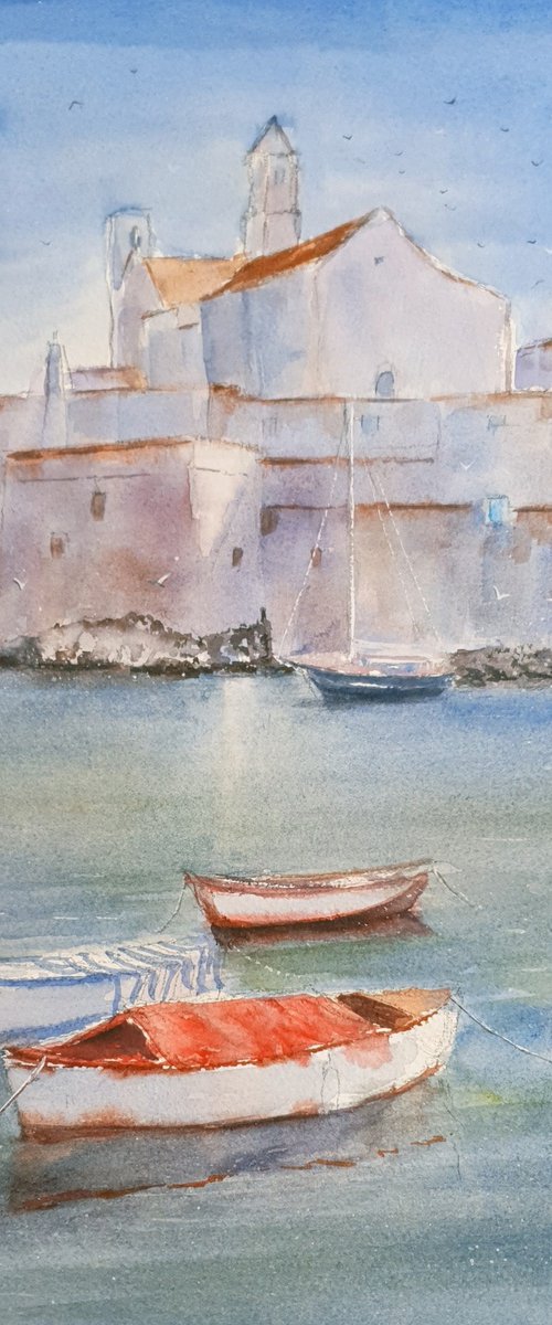 Giovinazzo Harbour by Charles Pierson